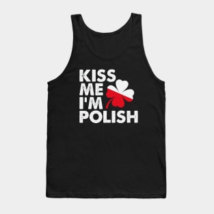 Kiss Me I'm Polish Tank Top